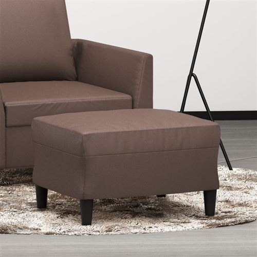 Non Communiqué Marron Vidaxl Tabouret 60X50x41 Cm Similicuir 349289 - Image 1