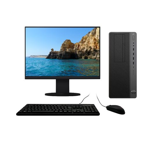 PC HP Z1 Twr G5 I3-8100 3.60Ghz 16Go 2To SSD WiFi W11 Avec Ecran 22