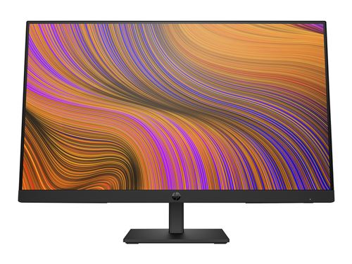 HP P24h G5 - Écran LED - 23.8" - 1920 x 1080 Full HD (1080p) @ 75 Hz - IPS - 250 cd/m² - 1000:1 - 5 ms - HDMI, VGA, DisplayPort - haut-parleurs - noir