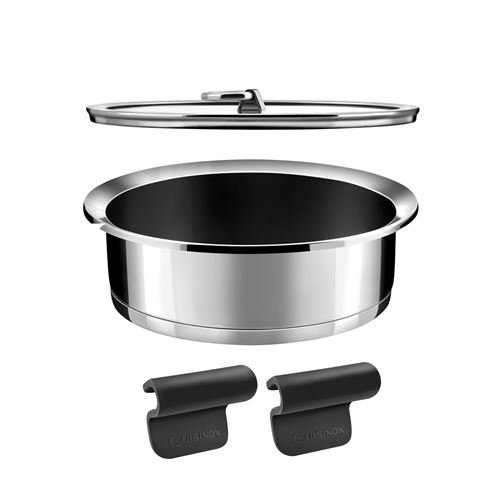 Non Communiqué Cuisinox - Ycône - Sauteuse 24Cm Revêtement Céramique Avec Couvercle