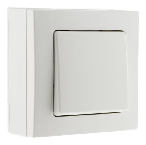 Non Communiqué Blanc Zenitech - Lot De 3 Interrupteurs En Saillie Bel Vue