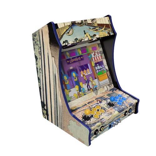 Fabulous Arcade - Borne Arcade Format Bartop Ecran 19 Haut de Gamme Joystiks Boutons SANWA Modéle VINTAGE LIFE