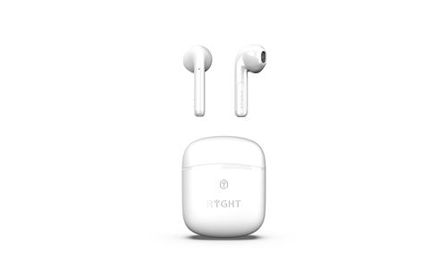 Écouteurs Ryght Ways 2 R483218 Sans Fil Bluetooth Semi-Intra Charge Rapide Blanc