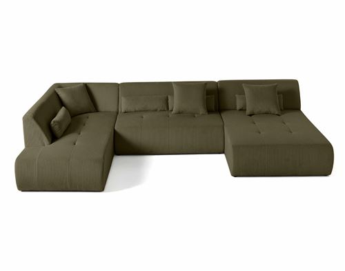 Lisa Design Onyx/Vert Canapé Modulable - Image 2