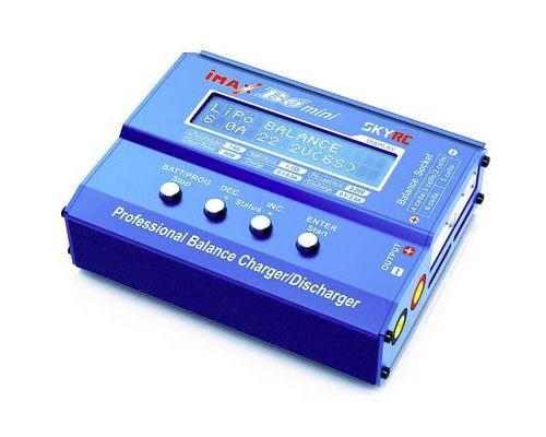 SKYRC B6 Mini Chargeur multifonction de modélisme 6 A Li-polymère, LiFePO, Li-ion, NiMH, NiCd, plomb