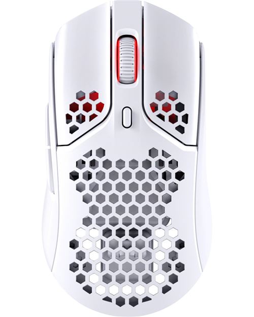 Hyperx Pulsefire Haste - Souris - Optique - 6 Boutons - Sans Fil - 2.4 Ghz - Récepteur Sans Fil Usb - Blanc, Rose - Pour Victus By Hp Laptop 16; Pavilion X360 Laptop; Portable 14, 15, 17; Pro 290 G9