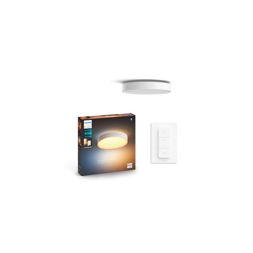 Philips Hue White Ambiance Plafonnier Devere Medium, Blanc