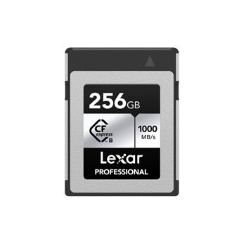 Lexar carte professional cfexpress 256 go type b card silver series 1000r/600w mb/s