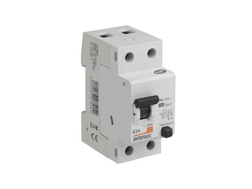 Non Communiqué Debflex Interrupteur Différentiel Debflex 63 A Type A - Image 1
