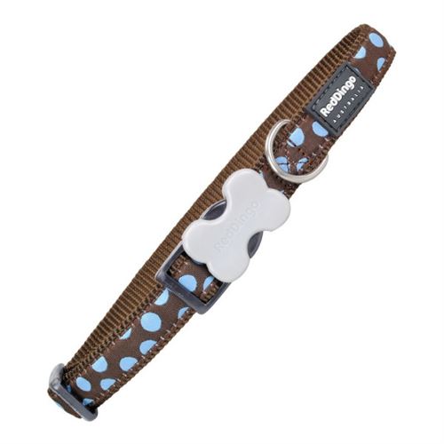 Collier pour Chien Red Dingo Style Pois 2 3147 cm Bleu