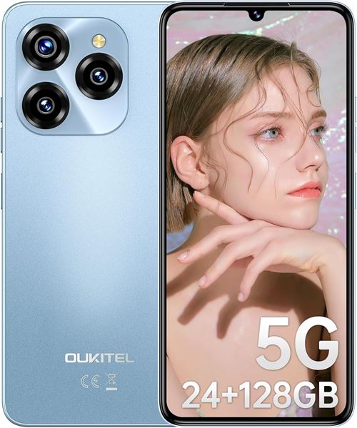 OUKITEL C50 Smartphone 6.8 128Go dual sim 5G-Bleu