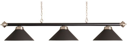 Tige de lampe de billard Buffalo avec 3 abat-jour