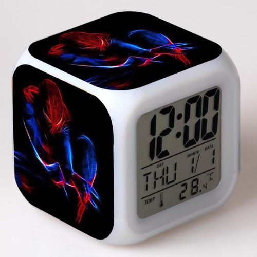 Stack Multicolore Réveil Enfant Led Multifonctionnel Coloré Cadeau - Spiderman #3 - Image 1