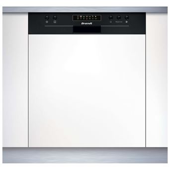 Brandt BDB424LB - Lave-vaisselle - intégrable - largeur : 59.8 cm - profondeur : 57 cm - hauteur : 81.5 cm - noir