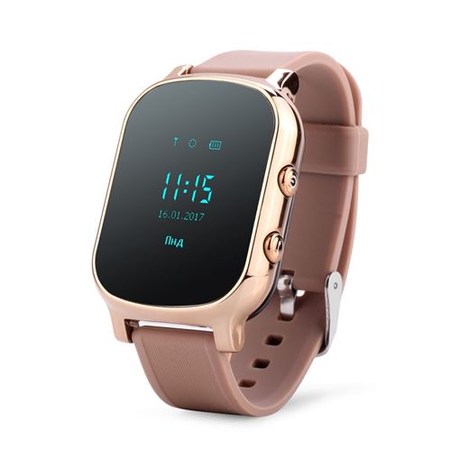 Montre Bracelet GPS pour Adulte (Argent)