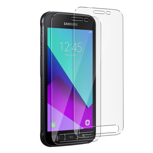 Akashi Protecteur D'écran en Verre Trempé pour Galaxy Xcover 4 2-Pièces