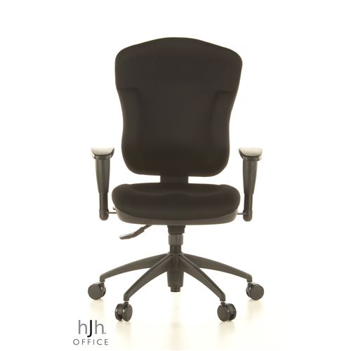Siège de bureau / Siège pivotant WELLPOINT 30 AL.K2, tissu noir