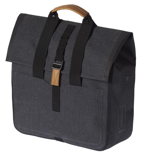BASIL shopper Urban Dry 20 litres de gris foncé