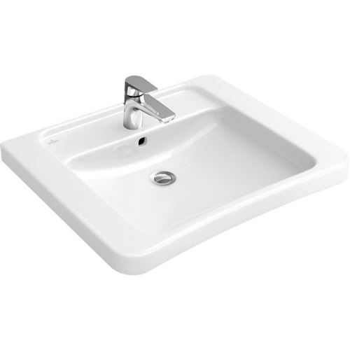 Lavabo TARGA ARCHITECTURA VITA - Dimensions: 65 x 55 cm - Couleur: BLANC