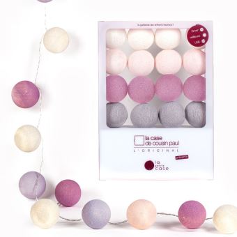Guirlande Veilleuse Enfant 16 Boules Led La Case De Cousin Paul Guirlande Veilleuse Bebe 16 Led Josephine Les Gris Achat Prix Fnac