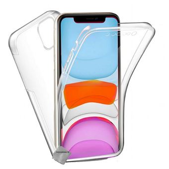 Coque 360° INTÉGRAL En Gel Transparent Pour IPhone 11 - Protection Complète Avant + Arrière