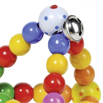 Hochet En Bois Bebe Pyramide Arc En Ciel Avec Grelot Hochet Achat Prix Fnac