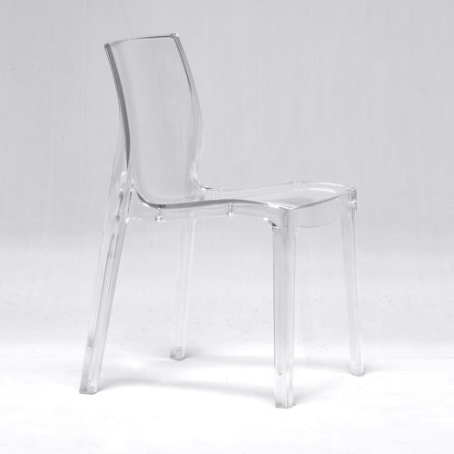 Chaise JEWEL empilable / Transparent