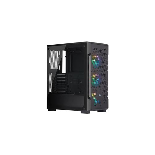 CORSAIR Boîtier PC iCUE 220T RGB Airflow - Moyen Tour - Verre trempé - Noir (CC-9011173-WW)