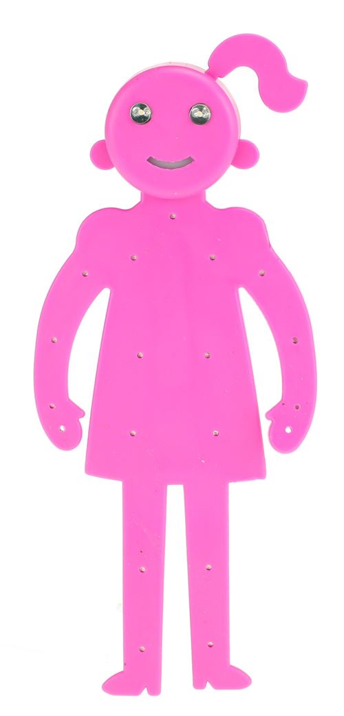Toi-Toys pliable rose clair 16 cm