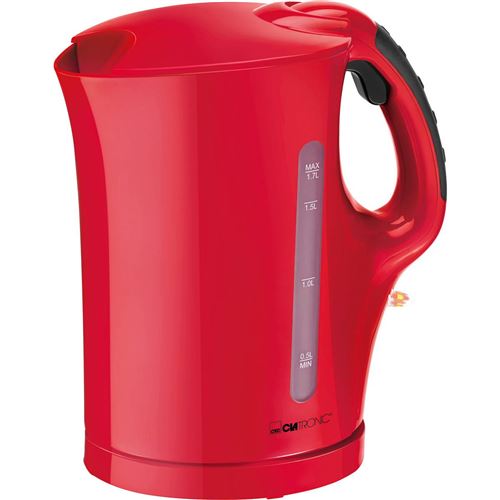 Clatronic WK 3445 - Waterkoker - 1.7 liter - 2200 W - rood