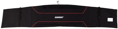 Summit skihoes noir / rouge 190 x 40/31 cm