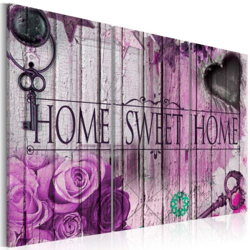 Tableau - Purple haze .Taille : 120x80