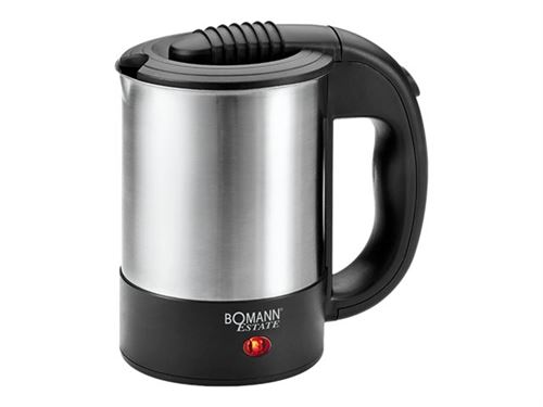 Bomann wkr 1162 cb estate bouilloire de voyage, inox noir
