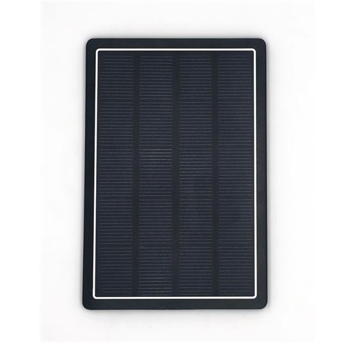Batterie Externe Portable 10000 mAh avec Chargeur Solaire DS10000B (Noir)
