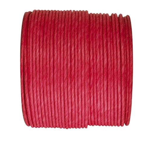 bobine cordon laitonné rouge 20m - 000271800000007