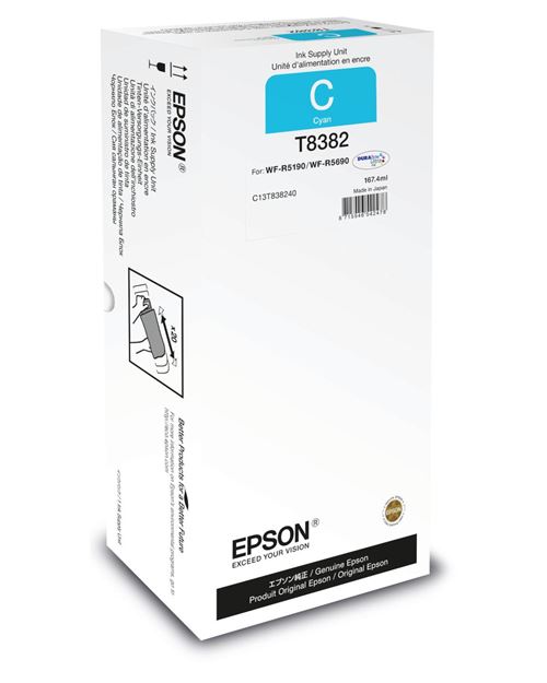 Epson Bleu C13t838240 Cartouche D'encre - Neuf - Image 3
