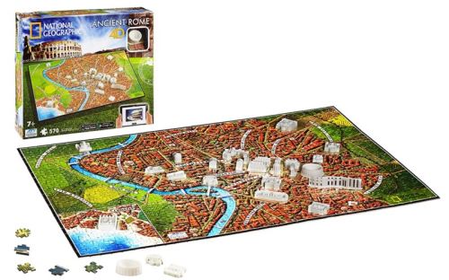 Puzzle 4d rome antique - national geographic - multicolore