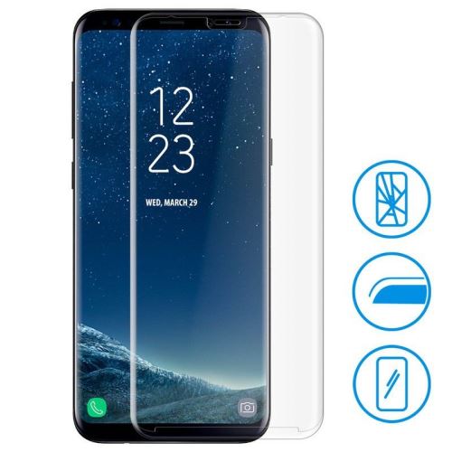 Film en verre trempé à  bords incurvés Transparent pour Samsung Galaxy S8 Plus