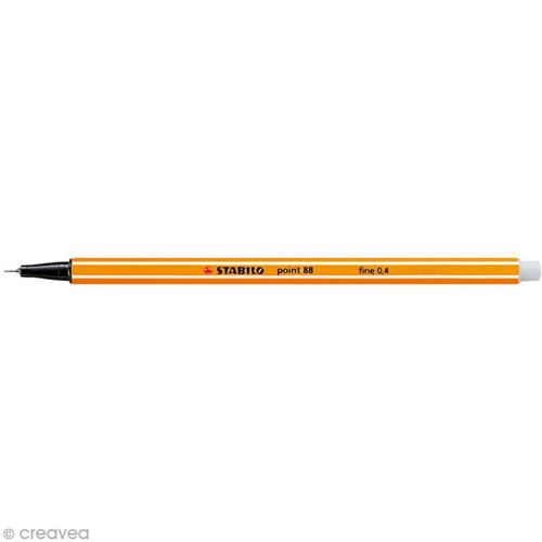 Crayon feutre Point 88 noir STABILO : le lot de 3 à Prix Carrefour