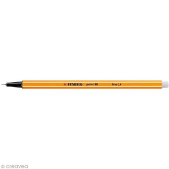 Stylo feutre pointe fine - STABILO Point 88 - Pochette 15 stylos