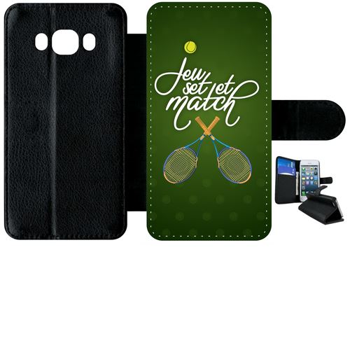 Etui À Rabat Samsung Galaxy J5 (2016) Jeu Set Et Match De Tennis