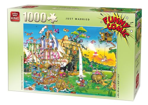 King puzzle Just Married 1000 pièces
