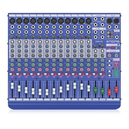 Midas DM16 console de mixage analogique