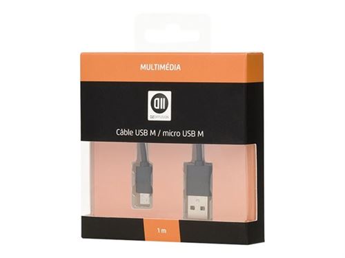 D2 Diffusion D2USB2MICROBMM1M NG Câble USB 2.0 micro mâle/mâle 1 m