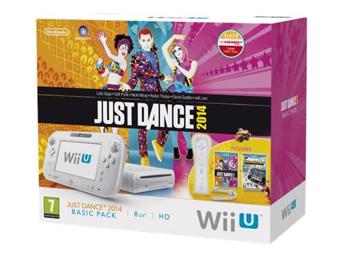 Console Wii U Basic Pack blanche 8 Go Nintendo + Just Dance 2014 État correct - Nintendo reconditionné disponible sur Fnac
