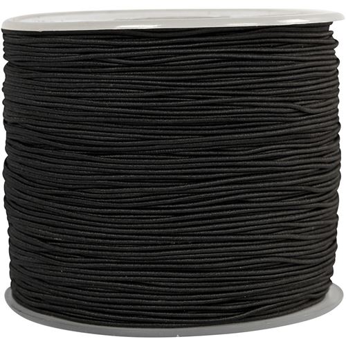 Creotime élastique 250 m 1 mm noir 1 mm