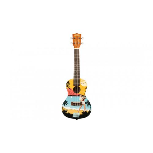 Kala KALA-LTP-C-EBH Elvis blue Hawai - Ukulele concert