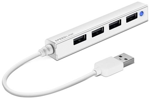 SPEEDLINK SNAPPY SLIM - Hub - 4 x USB 2.0 - desktop