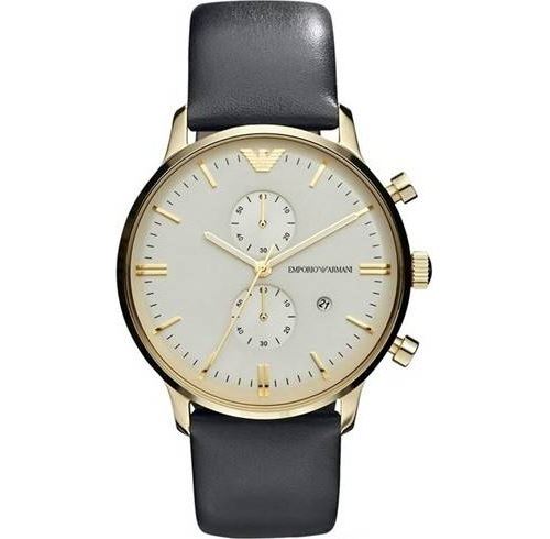 Montre Homme Armani New Retro AR0386 Noir