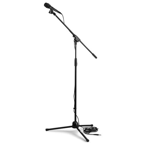 Microphone pied sac de transport DJ concert sono